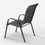 Ensemble de 2 fauteuils d'extérieur empilables de patio H 37 "(ensemble de 2)-460916054