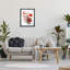 "Red Flower Branches" par RB sur toile-1981092606-1981092605