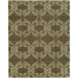 Geometric Area Rug in Brown