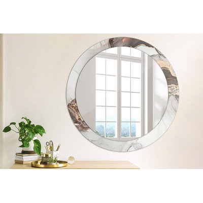 Huldar Glass Flat Wall Mirror