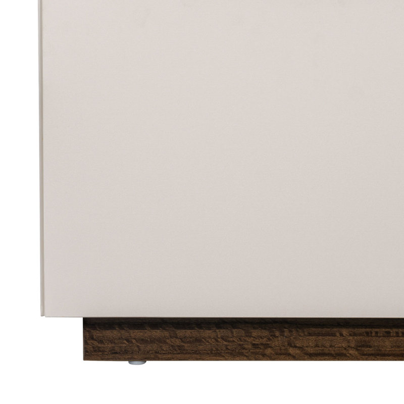 Pavira Walnut Upholstered Bed