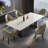 Modern Simple Rectangular Marble Dining Table Set-105170230