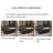 Italian light luxury square stone coffee table-107770680-107770683
