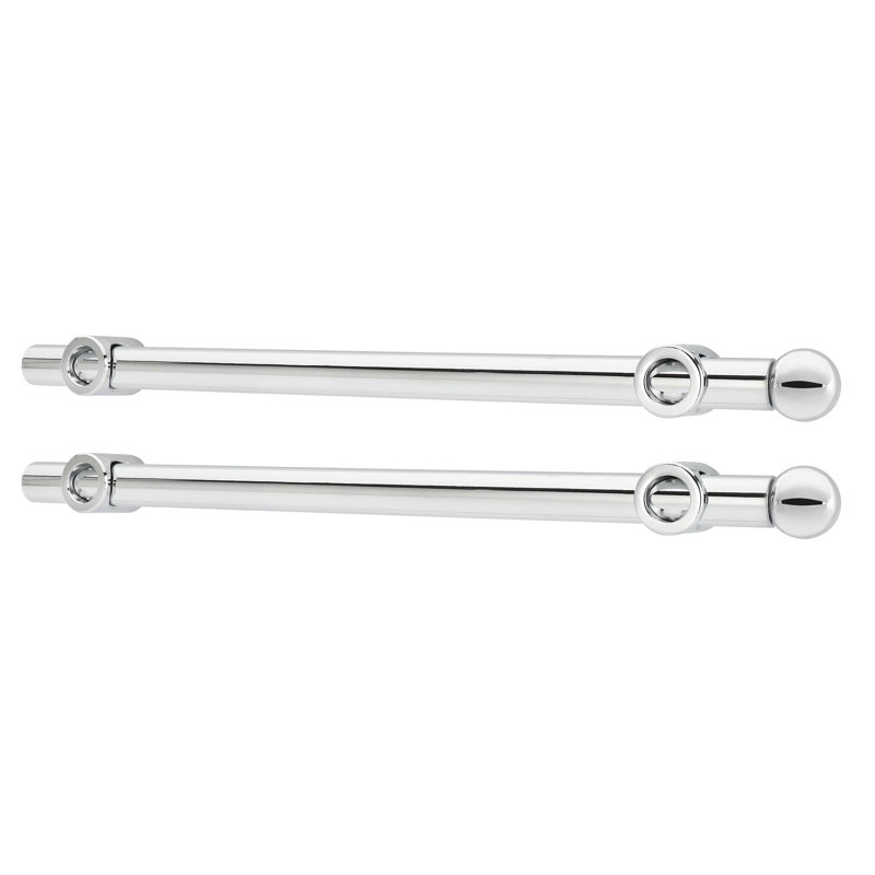 Rev-A-Shelf Extendable Designer Closet Valet Rod, 3.25" H x 14" W x 6" D, Chrome