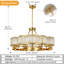 Lustre en cristal 8 lumières-2130173661