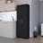 Black 5-Shelf Storage Pantry Cabinet-1850311175