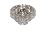 Ecos Ceiling Lamp 90 Crystal Striped Glass Matt Bronze 2 E26 Ul