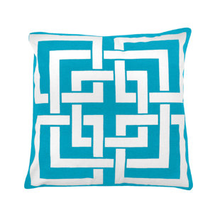 Zaira Square 100% Cotton Pillow Cover & Insert (Set of 2)