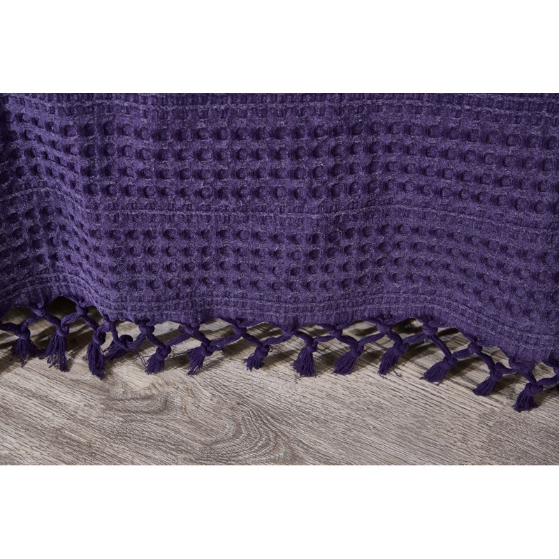 Couvre-lit / couvre-lit 100% coton Damaris, Mauve
