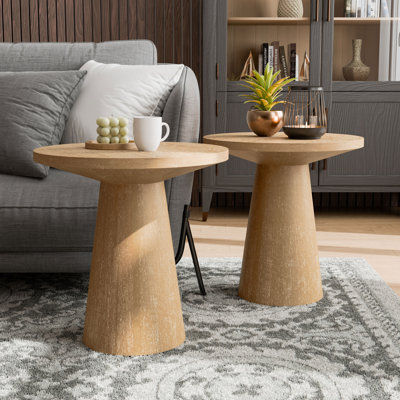 Astromeritis 2-Piece Wood End Table Set