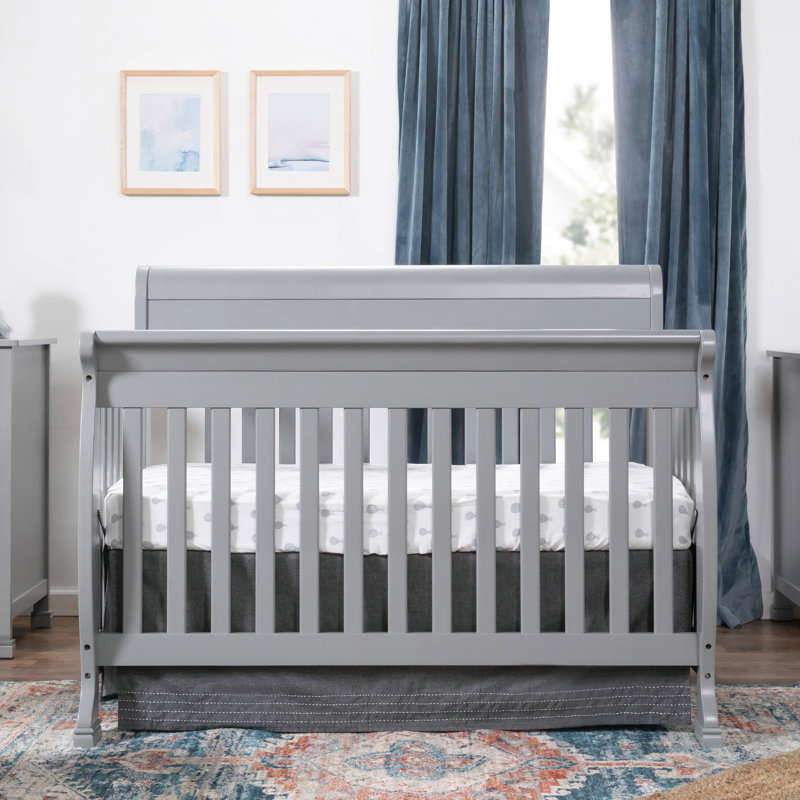 Kalani 4-in-1 Convertible Crib, Gray