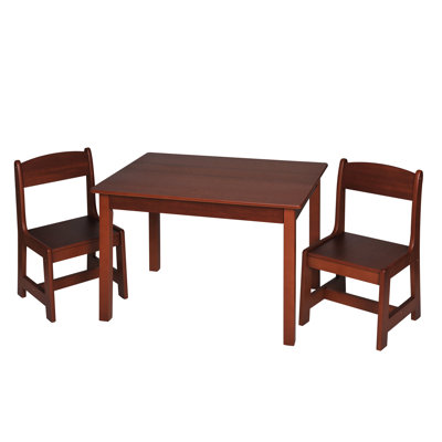 Chatham Square Kids Rectangle Table and Chair Set by Harriet Bee