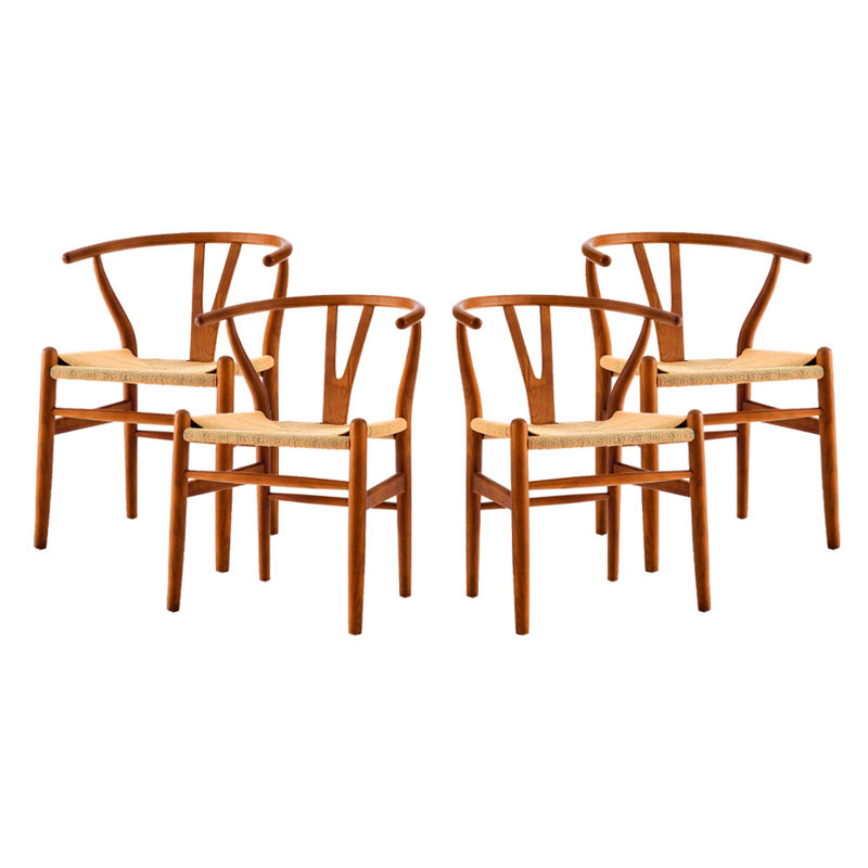 Ensemble de chaises Rustica 4, 4, Noyer