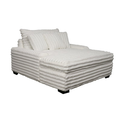Chaise longue rembourrée Gus