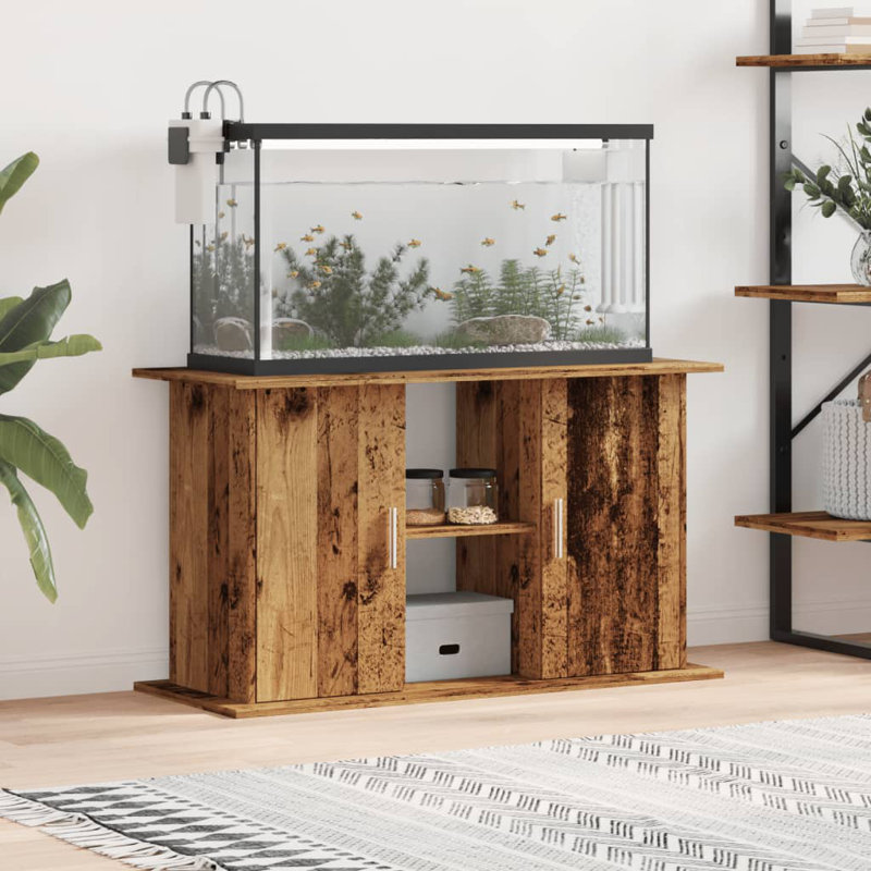 Emsworth Aquarium Stand, old wood, 101 x 41 x 58 cm