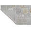 Hand Knotted Wool Area Rug in Silver