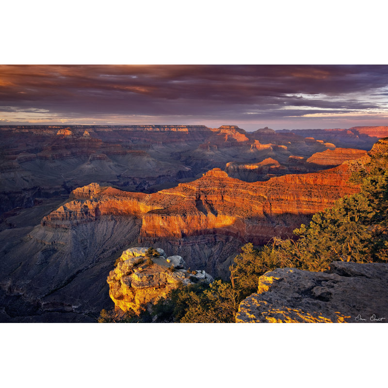 Canyon View X by David Drost - Wrapped Canvas Print, 81cm H x 122cm W