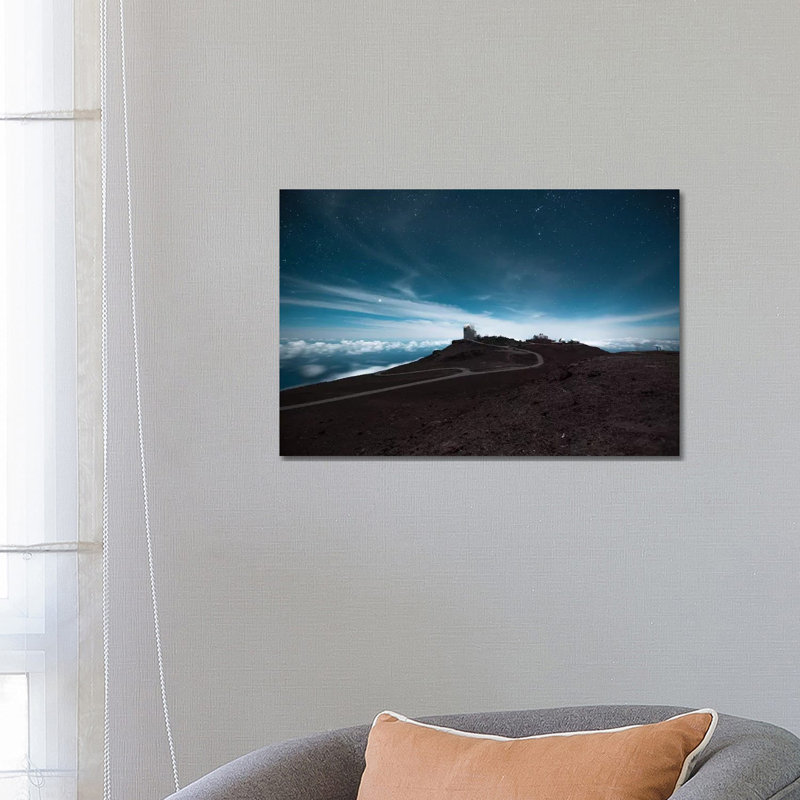Haleakala at Night 1 Piece Wrapped Canvas Wall Art, 66.04 cm H x 45.72 cm W x 3.175 cm D