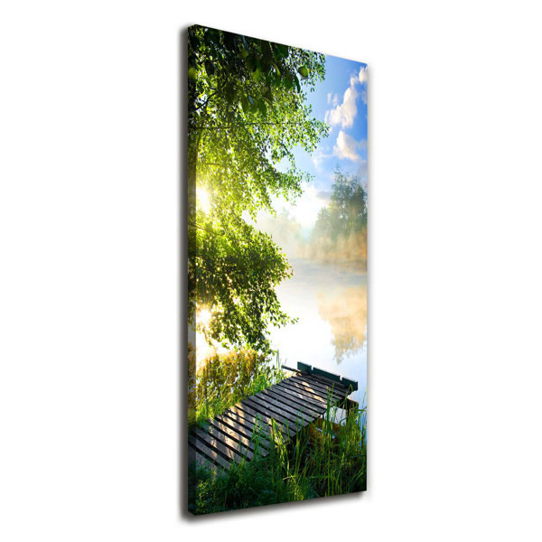 Union Rustic Wooden Pier - Wrapped Canvas Art Prints | Wayfair.co.uk