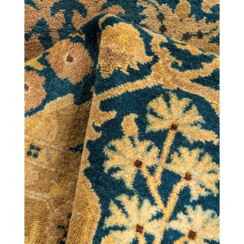 Ottoman One-of-a-Kind 2'7" X 10'4" Hand Knotted Area Rug