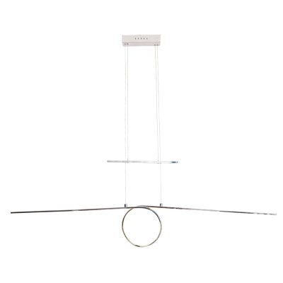 Sollis - Light Silver LED Kitchen Island Pendant