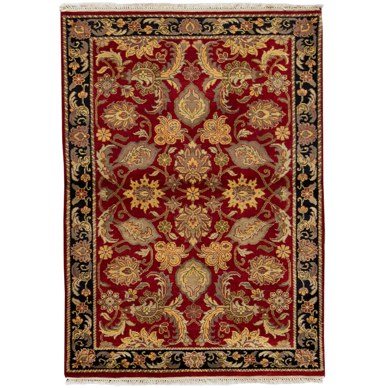 Crown Wool Floral Area Rug