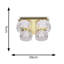 Adelyna Glass LED Flush Mount-695752297-695752296