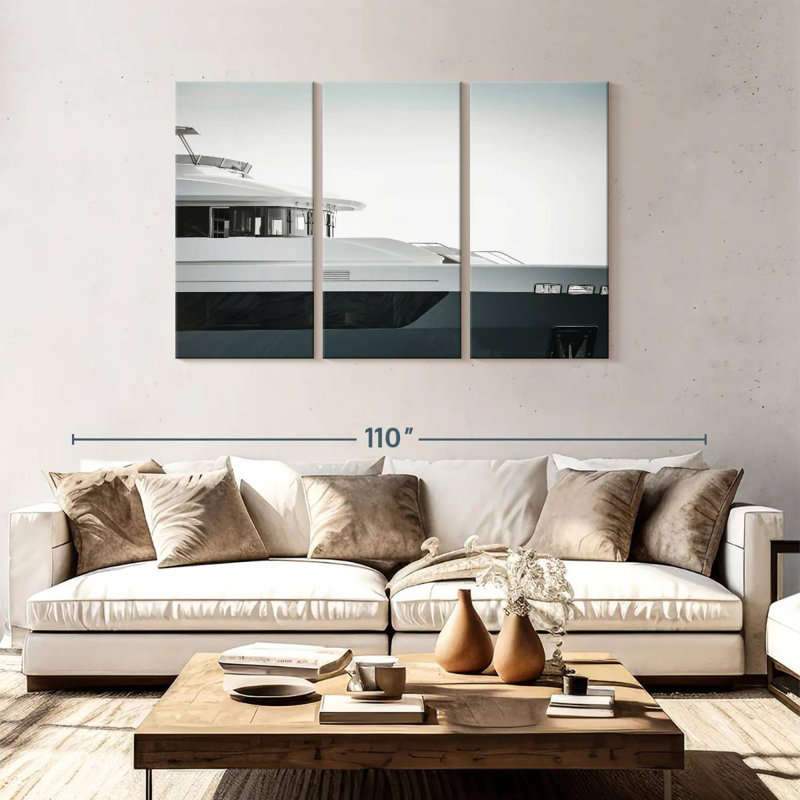 Mehar Superyacht, 48" H x 74" W