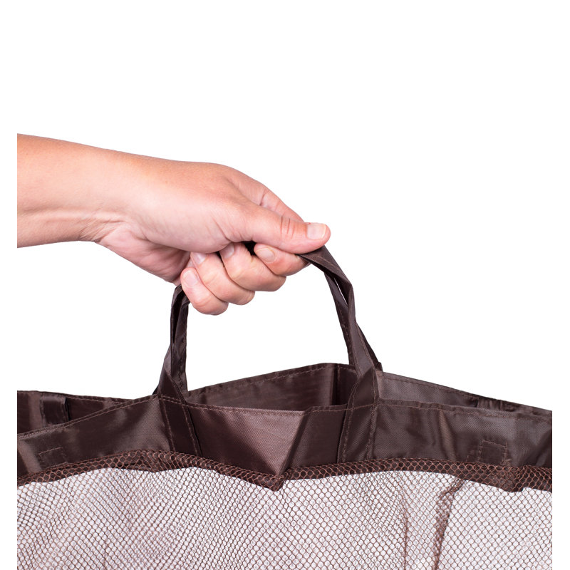 Panier à linge simple, Brun, Large (28" H x 16" W x 16" D)