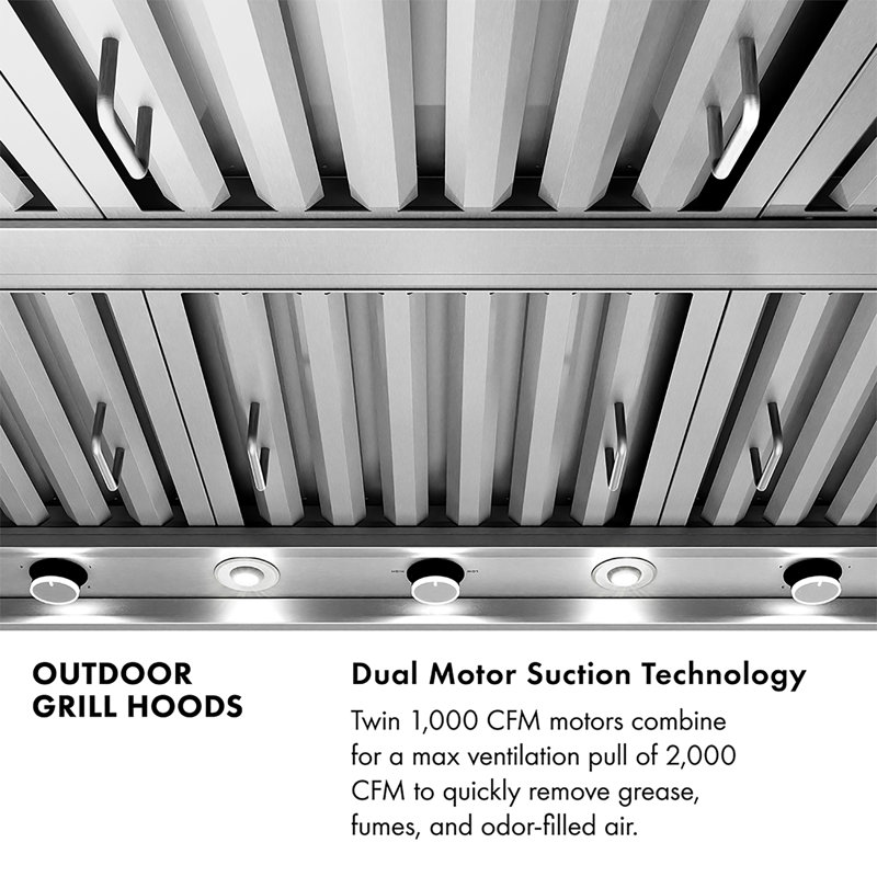 ZLINE 72 in. Under Cabinet Outdoor Grill Hood