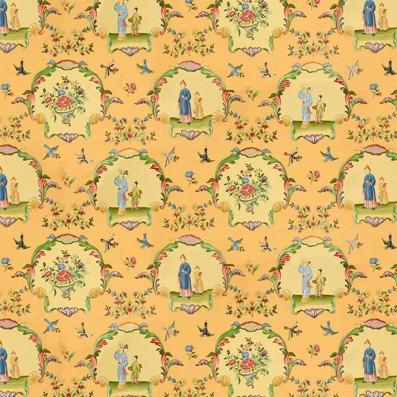 Ecole Chinoise 100% Cotton Fabric