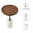 Modway Amina Solid Wood Pedestal End Table-93812052