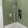 Pressure Balance Shower System 10" Rainfall Tub And Shower Faucet With Rough-In Valve