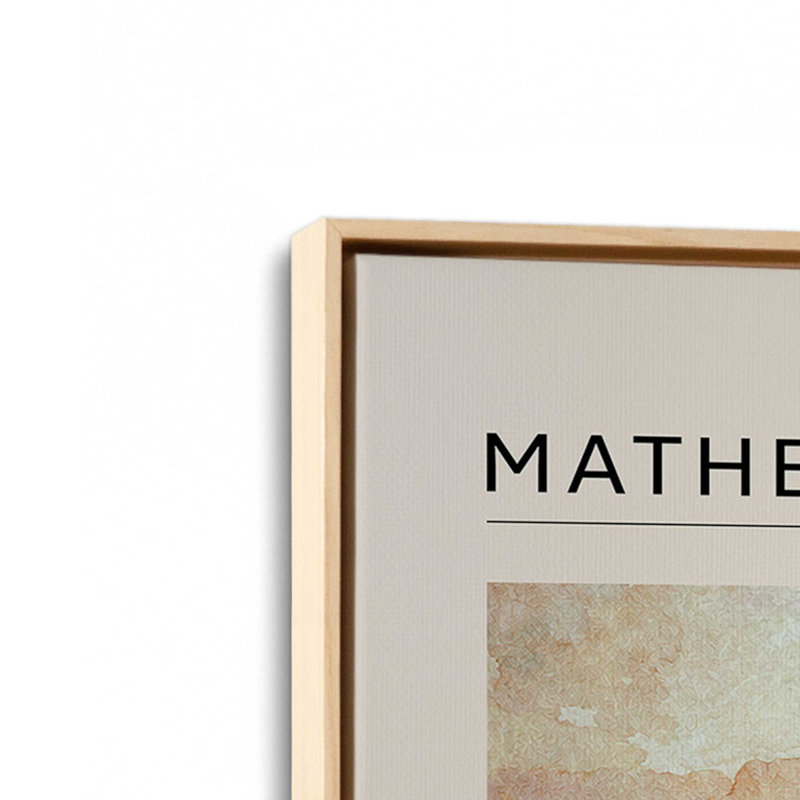 «Mather Point, Grand Canyon», reproduction d'art sur toile, 24 po x 36 po, Cadre flottant en érable américain