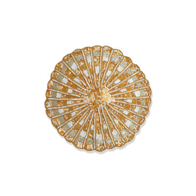 The "Gilded Imperial" Beaded Charger