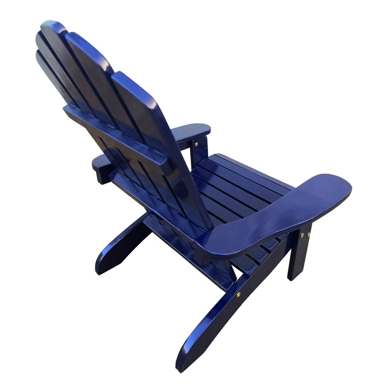 Chaise d'extérieur / d'intérieur bleu Populus Wood