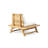Club Chair In Finish - Wood Frame And To Fading Padding Outdoor With Functional Inner Cover Water- Core-1945597595