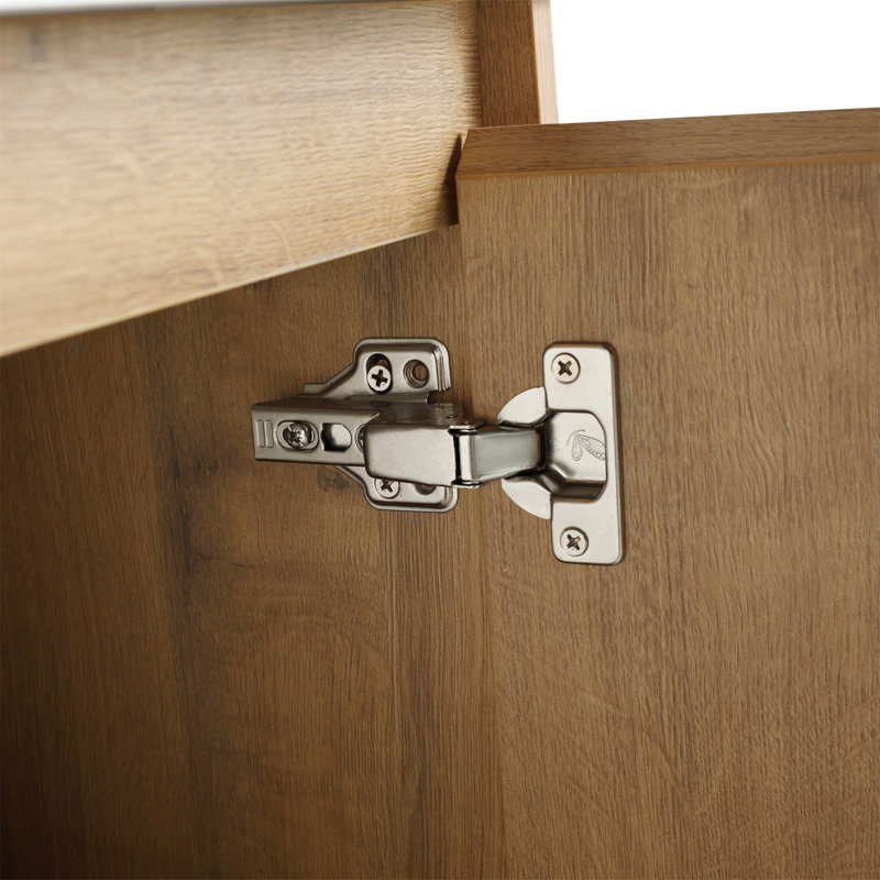 Meuble-lavabo autoportant de 48 pouces avec lavabo double et charnières à fermeture douce, rangement spacieux et design moderne pour des salles de bain élégantes