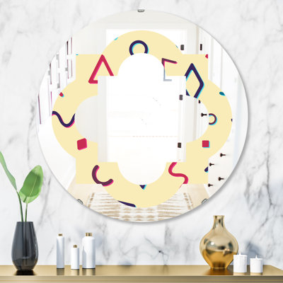Miroir mural Quatrefoil Glam