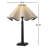 Monika 24.5" Resin and Rattan Table Lamp
