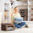Sorbus Fabric Storage Bins: Stackable, Foldable Organizer Bags, with Clear Window (Set of 6), Brown-110167829