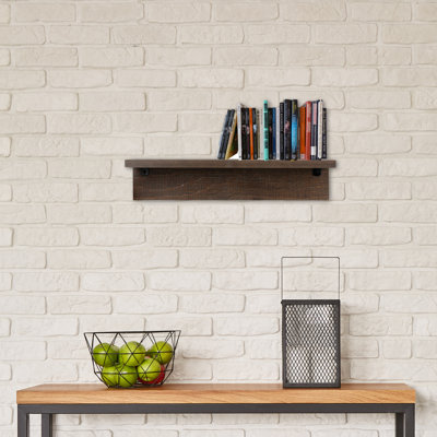 Pine Solid Wood Accent Shelf