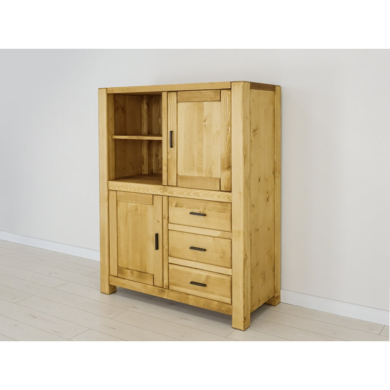 Mccrimmon 110cm Solid Wood Sideboard