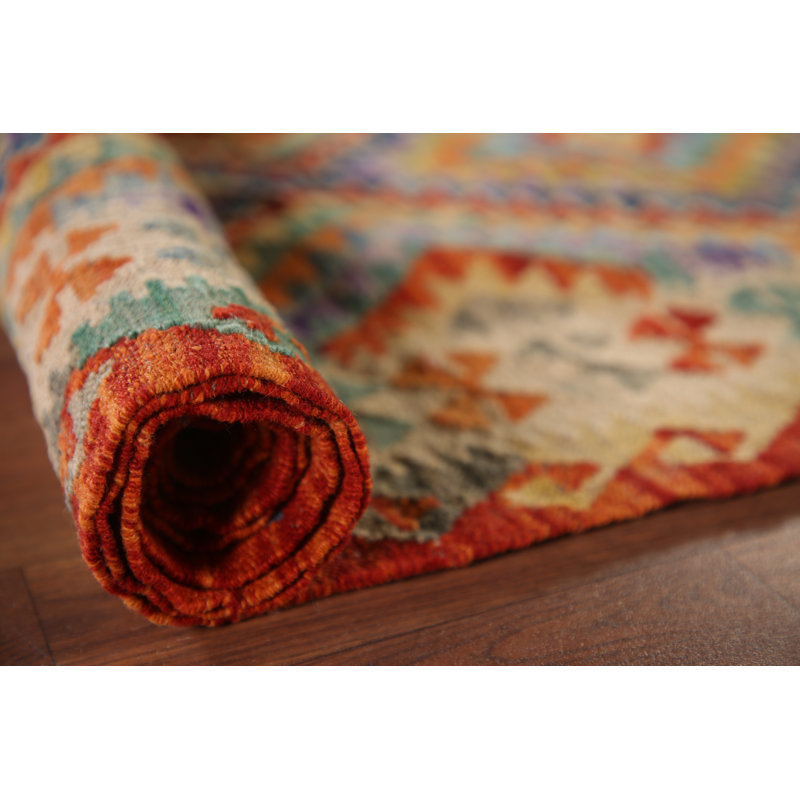 Tapis géométrique Kilim 7 x 7