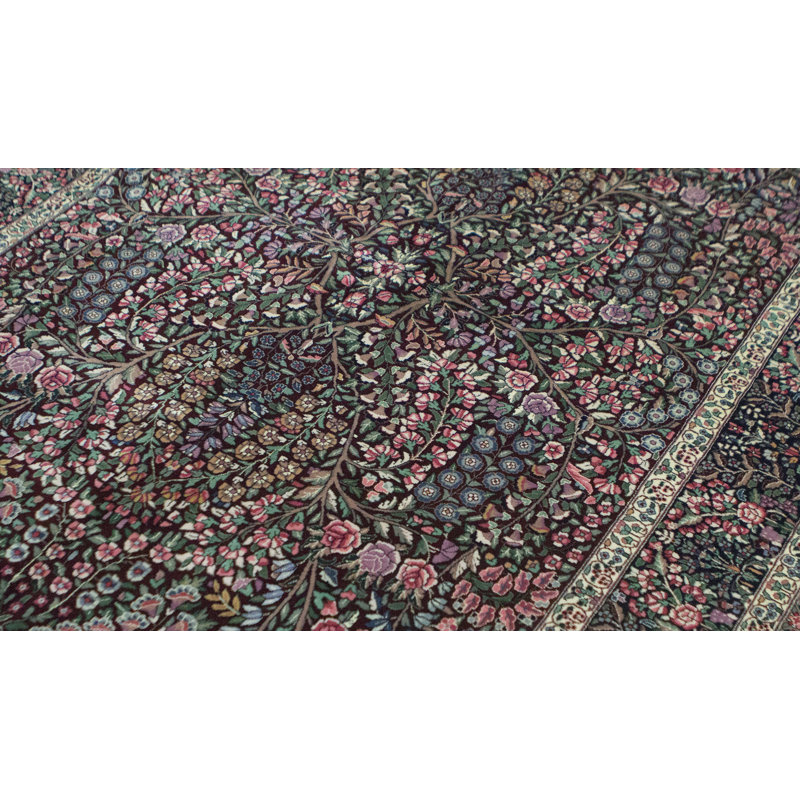 Shah Wool Oriental Area Rug in Red/Gray