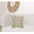 20" X 20" Tan Jute Zippered Pillow