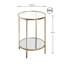 Raimondo Glass Top End Table