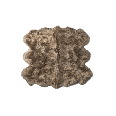 Performance Sheepskin Animal Print Indoor Rug