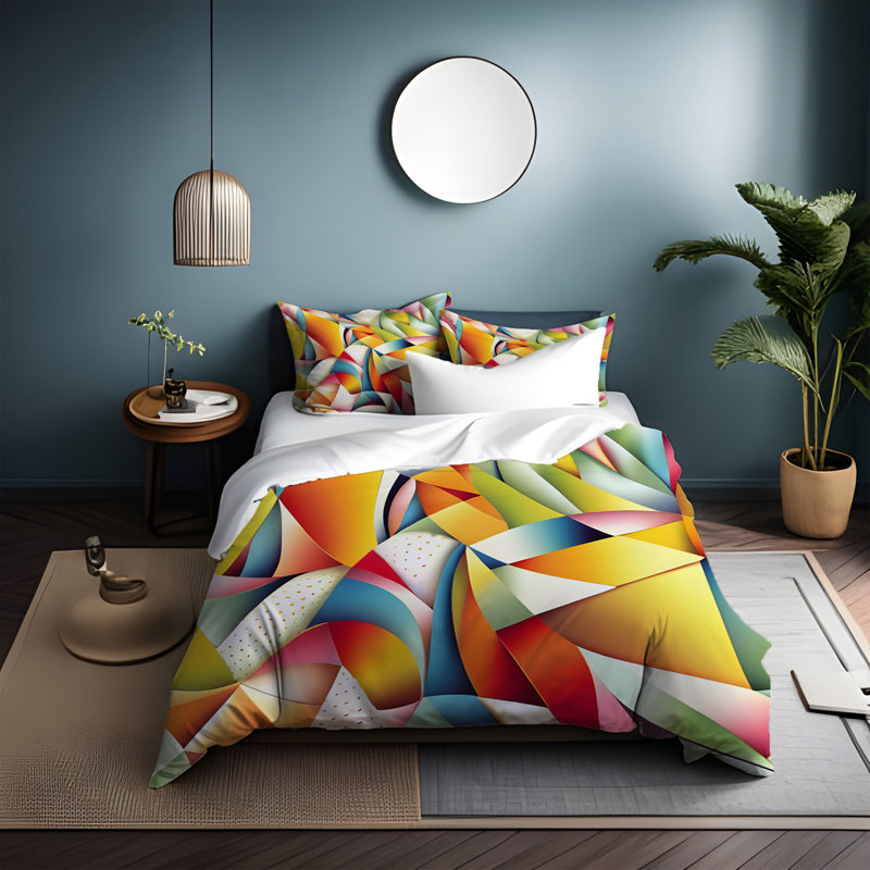 Literie , Housse de couette simple + 1 taie décorative pour