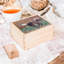 Boîte à thé en bois Novica
